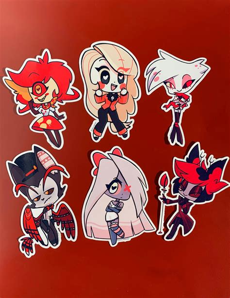 Hazbin Hotel Stickers - Etsy