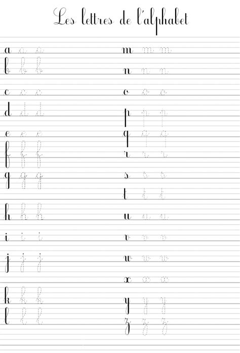 French Cursive Artofit