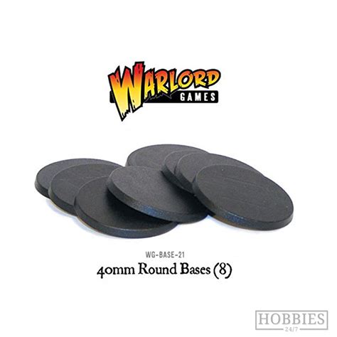 Warlord 40mm Round Bases 8 Pack Hobbies247 Online Model Shop