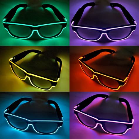 Led Flashing Sunglasses Rechargeable Mens Fashion Watches