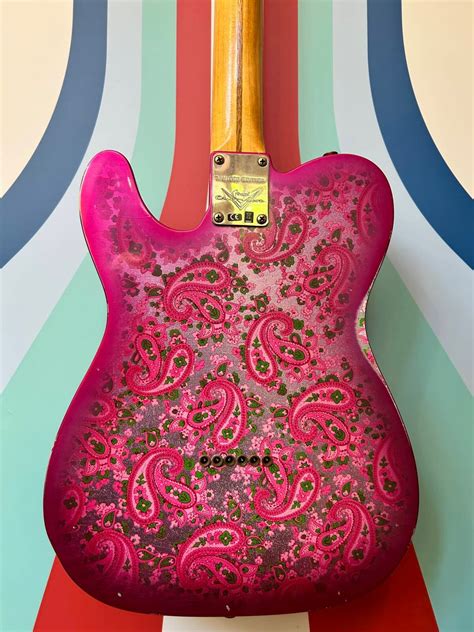 Fender Custom Shop Limited Edition 50s Telecaster Thinline Pink Paisley The Guitar Gallery