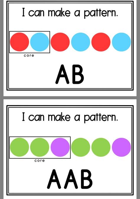 Abc Patterns Kindergarten