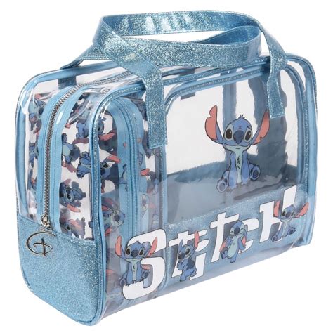 Disney Stitch Make A Face Trousse De Toilette Adaptable Bleu Esd