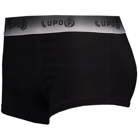 Cueca Lupo Sunga Algod O Preta E Cinza Futfanatics