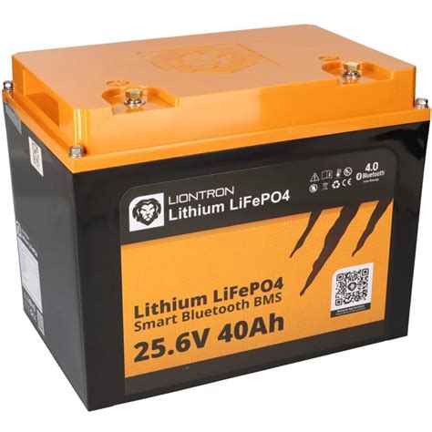 LIONTRON LiFePO4 AKku 25 6V 40Ah LX Smart BMS Mit Bluetooth 0 MwSt