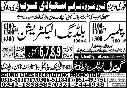 Plumber Building Electrician Jobs 2022 In Saudi Arabia 2023 Job