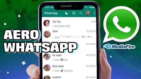 SAIU WHATSAPP AERO ATUALIZADO 2023 MUITAS FUNÇÕES MELHOR QUE O GB