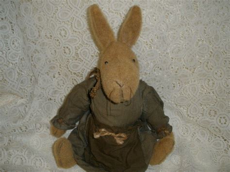 Adorableprimitivearnettbunny Rabbit Arnetts Country Store By