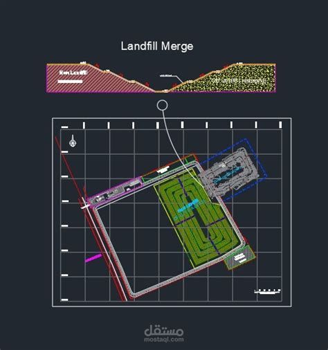 تصميم مكب نفايات صوفا مستقل