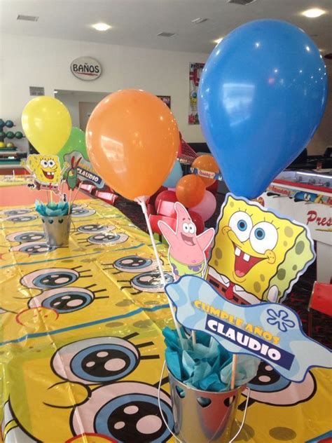 Lindas Ideas Para Decorar Fiesta De Bob Esponja Bob Esponja