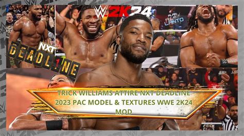 Trick Williams Attire Nxt Deadline Pac Model Textures Wwe K