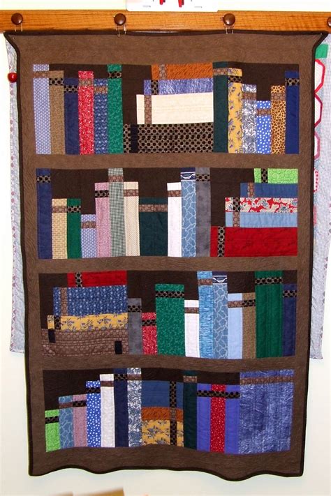 I Designed This Bookcase Quilt As A Christmas T For My Daughter