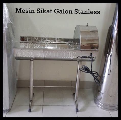 Jual Mesin Sikat Galon Stainless Steel Sikat Pemersih Galon Aqua Di