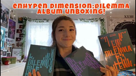 UNBOXING ENHYPEN DIMENSION DILEMMA YouTube