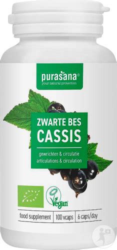 Purasana Cassis 300mg Bio Complément Alimentaire Articulations Et