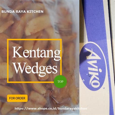 Jual Kentang Goreng WEDGES Aviko French Fries Cut Kemasan 2 5 Kg