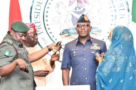 PHOTOS Lagbaja Becomes Lieutenant General As Tinubu Decorates Service