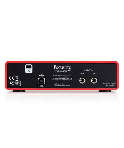 Focusrite Scarlett 2i2 3g Interfaz De Audio Expo Music Perú