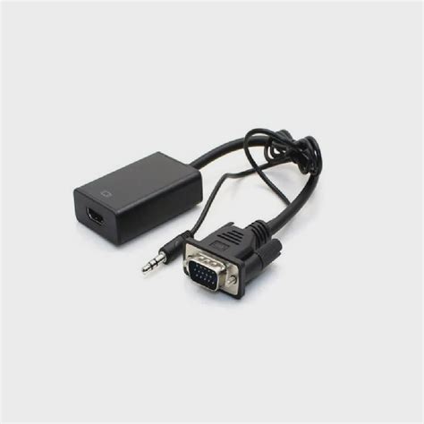 Cabo Adaptador Vga Macho Para Hdmi F Mea Gv Brasil Udio Cbc