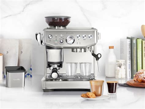 Breville The Barista Express Impress Manual Coffee Machine (Black ...