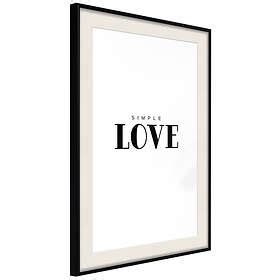 Artgeist Poster Affisch Simple Love Poster 20x30 A3 DRBPRP1261s Cr Pp