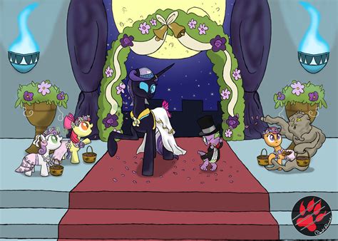 [request] Spike and Nightmare Rarity's wedding by DarkPrinceismyname on ...