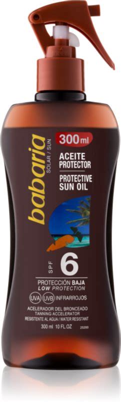 Babaria Sun Protective Sun Oil Spray Spf Notino Co Uk