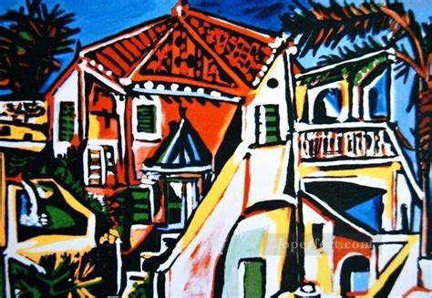 Picasso Mediterranean Landscape 3 Painting In Oil For Sale