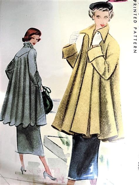 Vintage Swing Coat Sewing Pattern CETDII