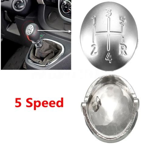 5 Speed Gear Shift Knob Cap Cover Insert For Renault Clio Megane Scenic