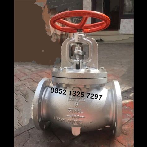 Jual Globe Valve Carbon Steel Wcb Ansi Flange Merk Kitz