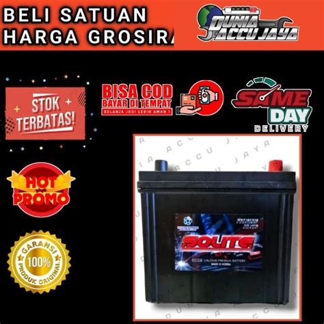 Jual Aki Mobil Solite Mf Kering Calcium 55d23L 75d23L 12v 60ah