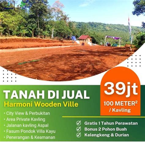 Kavling Kebun Buah Estetik Harmoni Wooden Ville Bogor Cariu