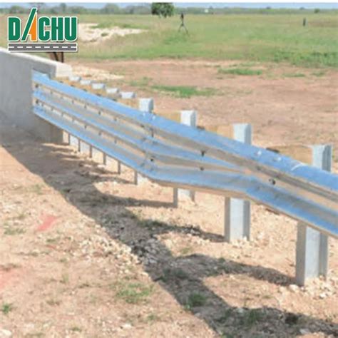 Thrie Beam To W Beam Guardrail Barrier Transition