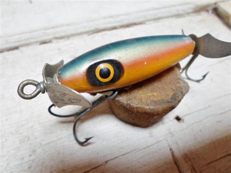 Wooden Lure Fishing Lure Wood Lure Vintage Barracuda Man