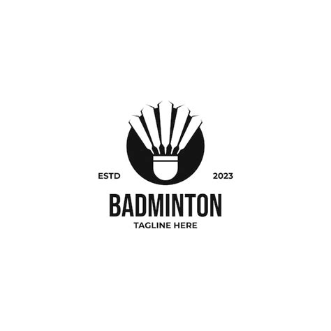 Idea De Ilustraci N De Vector De Dise O De Logotipo De B Dminton De