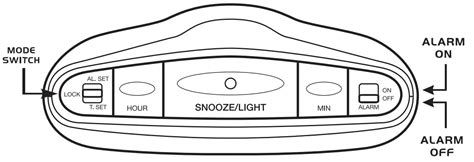 Acctim 14843 Juno Smartlite Alarm Clock Instruction Manual