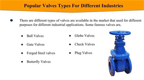 Ppt Demand And Popular Types Of Industrial Valves Powerpoint