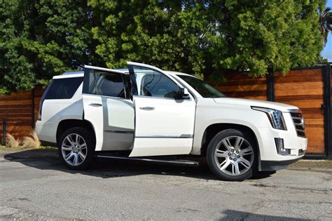 Cadillac Escalade Pearl White Exotic Cars