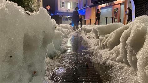 Jusqu à 15 centimètres de grêle à Gap comment s est formé ce violent orage