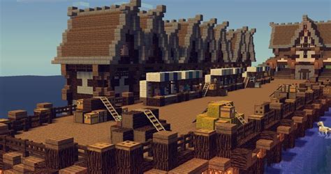 How To Build A Medieval Dock In Minecraft My Medieval Ship Minecraft