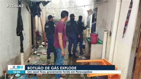 Vazamento de gás causa explosão e casal fica ferido em Parauapebas no