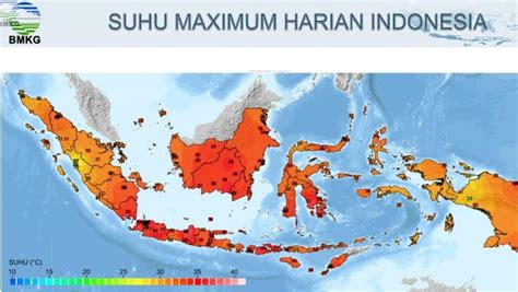 Waspada Daerah Ini Terkena Cuaca Panas Ekstrem Cek Data Suhu Bmkg 22