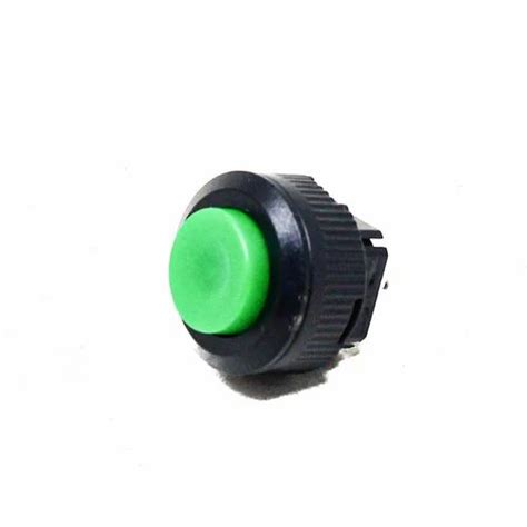 Green DS 500 2PIN 14MM Thread Momentary Self Reset Push Button Switch