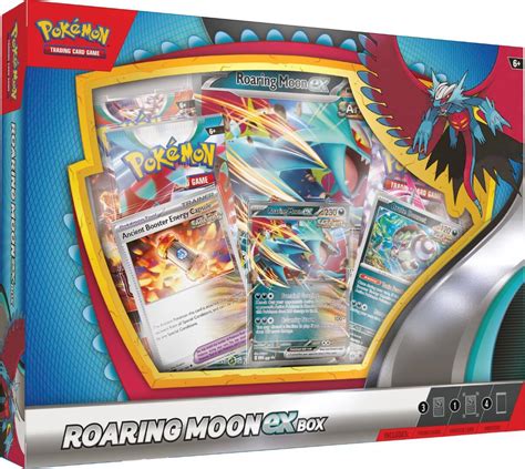 Pokemon TCG karty ORYGINALNE Ex box Roaring Moon NOWY DUŻY ZESTAW KART