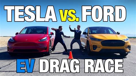 Fords Mach E Mustang Gt Looks More Like A Pinto Against The Tesla