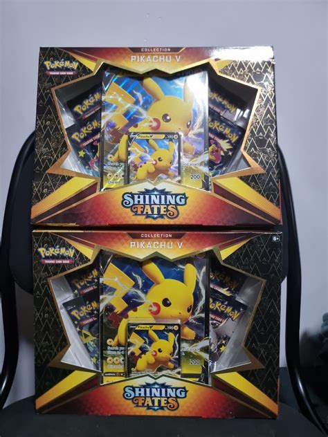 Pokemon Shining Fates Pikachu V Collection Hobbies Toys Toys