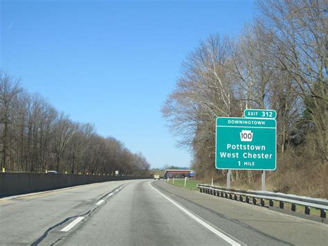 Pennsylvania Interstate 76 Westbound Cross Country Roads