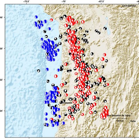 Clustering Results Showing The Spatial Distribution Of Epicenters And Download Scientific