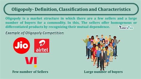 Oligopoly Definition Classification And Characteristics Tutor S Tips